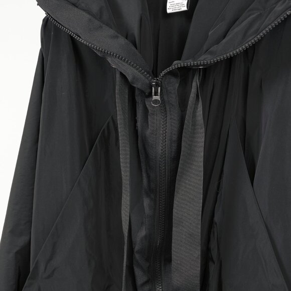 Denis Gagnon Black Taffeta Oversized Hooded Jacket - Picture 6 of 10